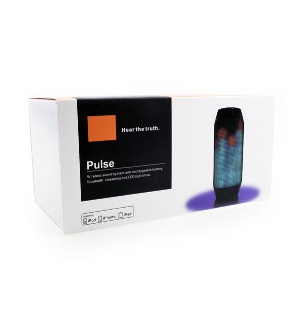 Głośnik Bluetooth Pulse MP3 FM LED LIGHT CZARNY
