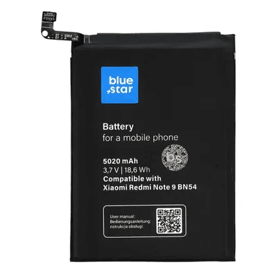 Bateria Blue Star BN54 Xiaomi Redmi Note 9 Litowo-Jonowa 5020 mAh