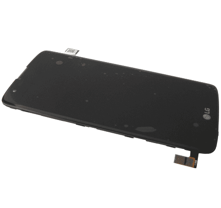 ORYGINALNY Wyświetlacz LCD + ekran dotykowy LG K350N K8 LTE - czarny