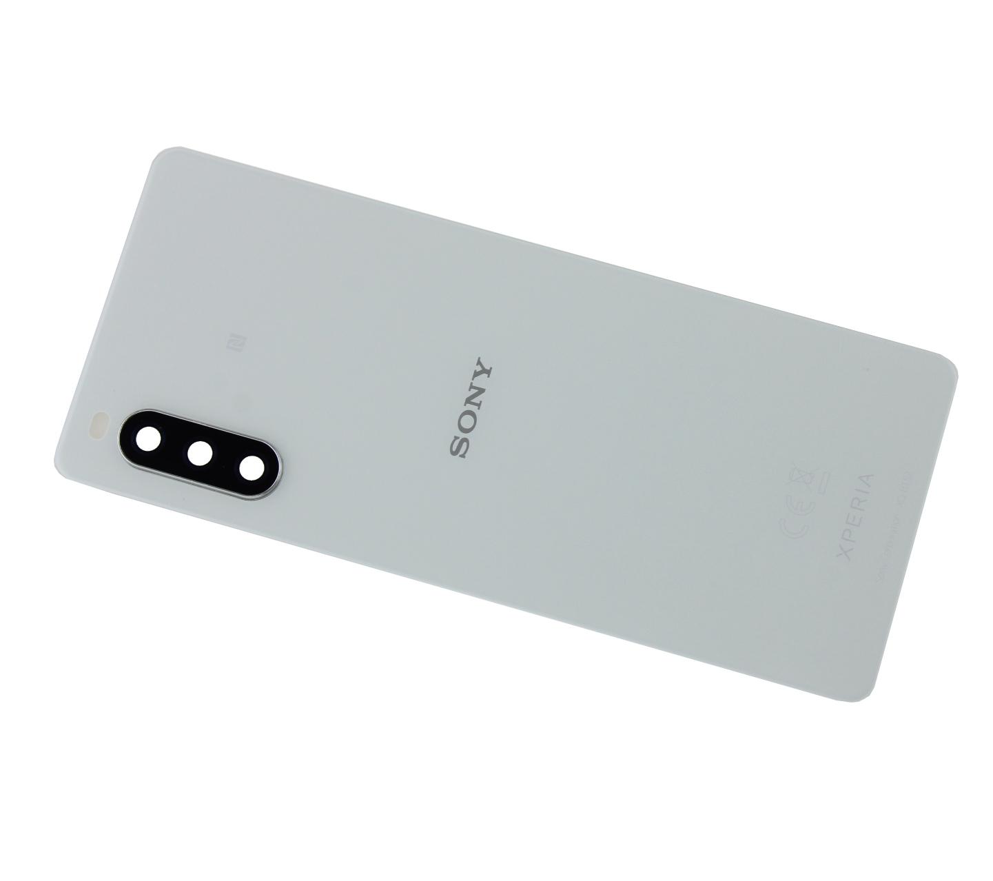 Original Battery Cover Sony Xperia 10 (III) - White (disassembly) Grade A