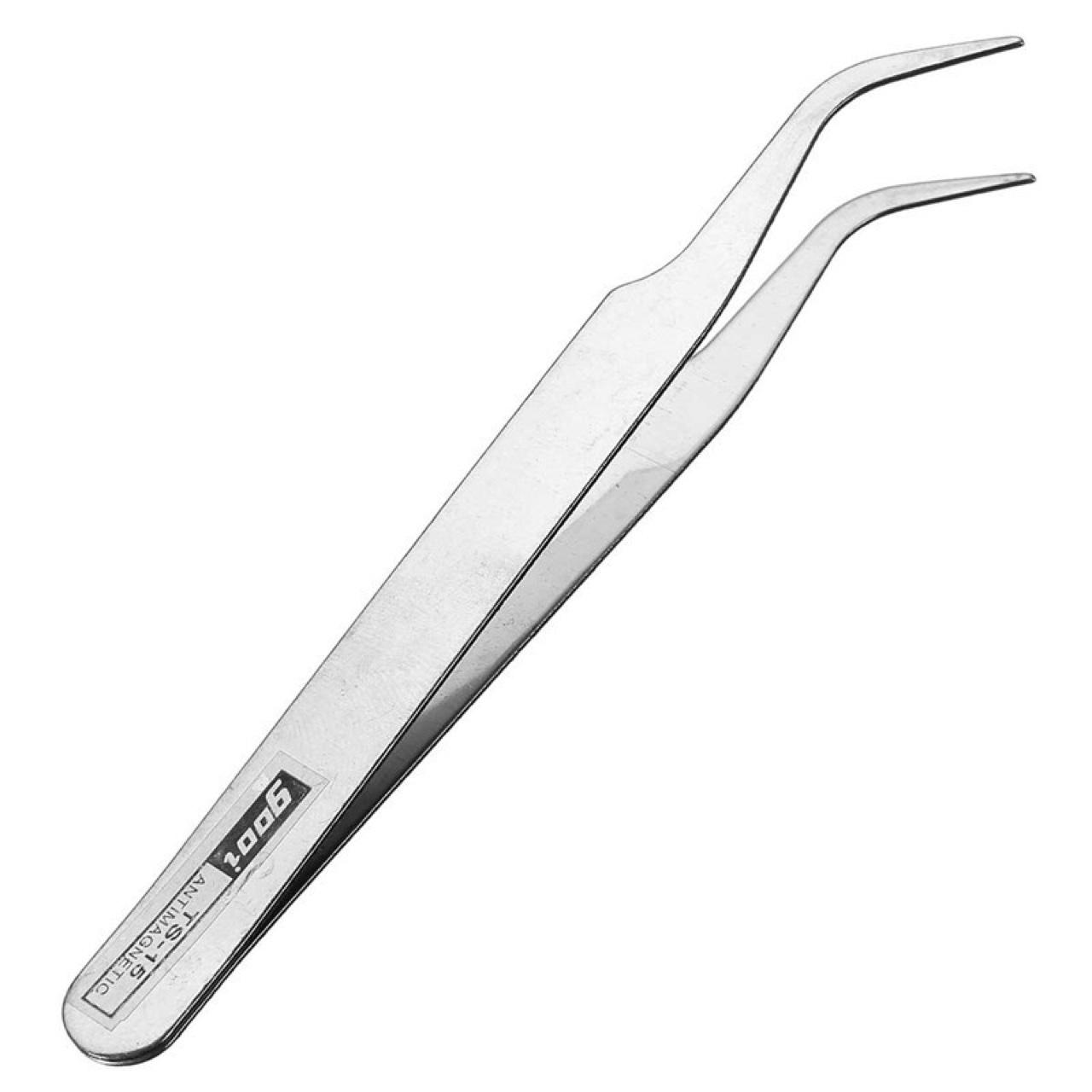Anti-magnetic curved tweezers TS-15