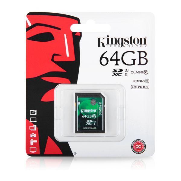 KARTA PAMIĘCI* KINGSTON SD 64GB 10 class