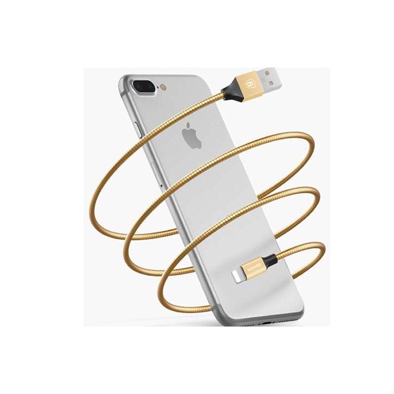 Kabel USB Baseus Mechanical Era 1m iPhone złoty