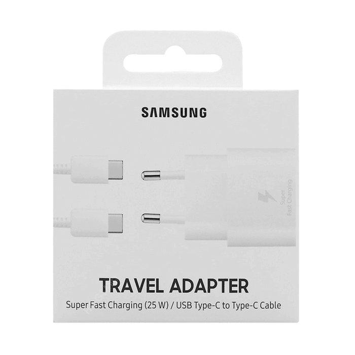 Oryginalna Ładowarka Sieciowa Samsung EP-TA800XBE PD 25W + kabel USB-C 1m - czarna (blister)
