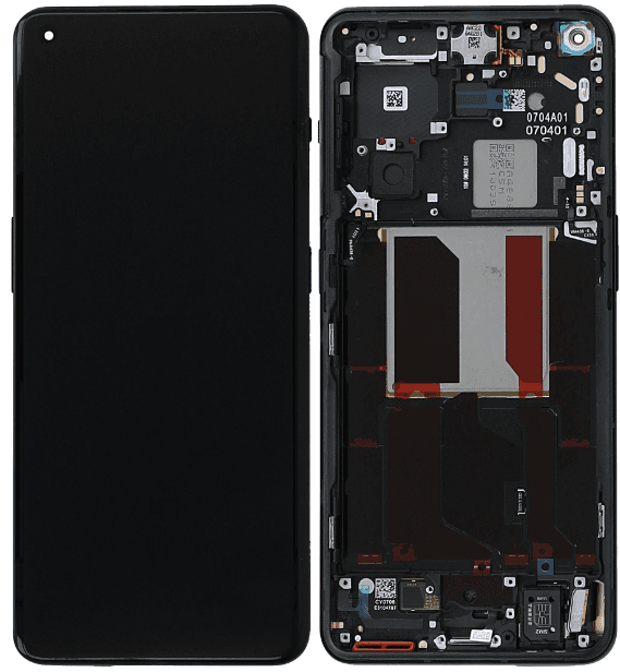 Oryginalny Wyświetlacz LCD + Ekran dotykowy OnePlus 10 Pro - czarny (Volcanic Black)