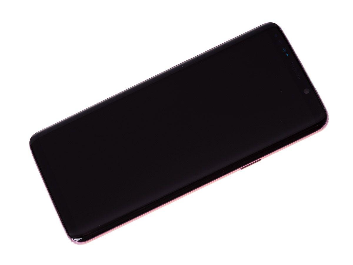 Oryginalny Wyświetlacz LCD + Ekran dotykowy Samsung SM-G960 Galaxy S9/ SM-G960F/DS Galaxy S9 Dual SIM - fioletowa (Lilac Purple) (Wymieniona szyba)