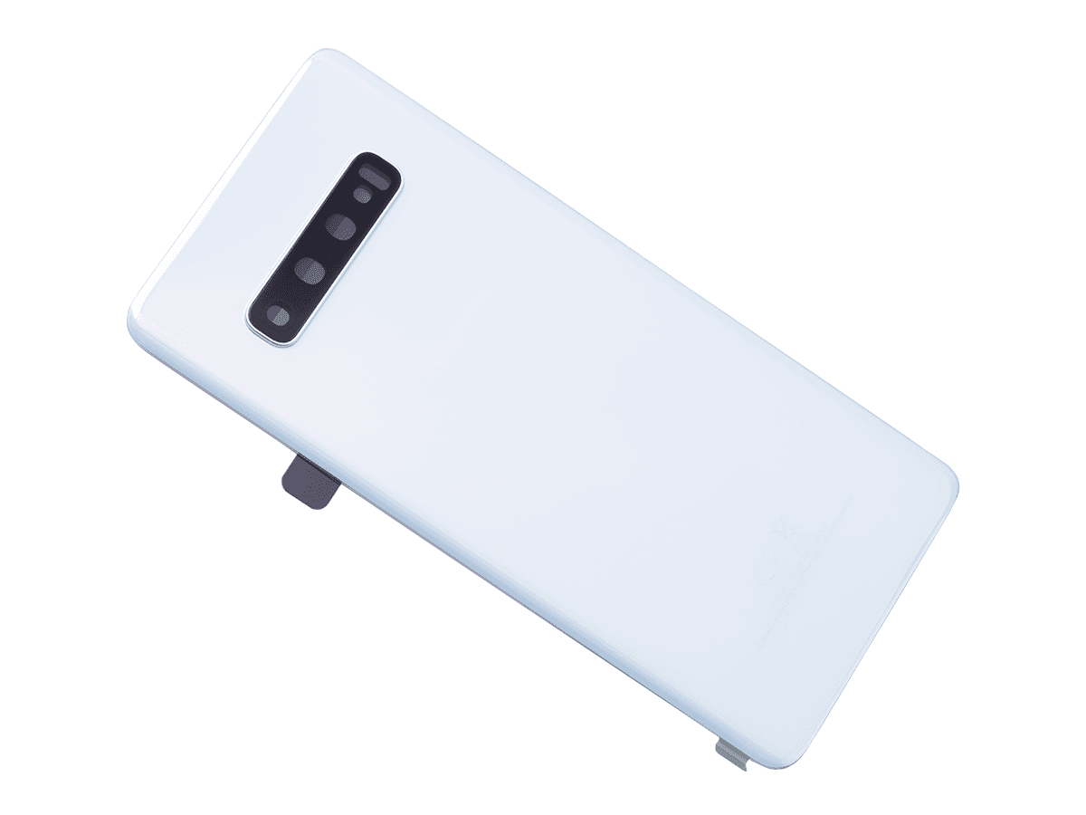 Original battery cover Samsung SM-G975 Galaxy S10 Plus - white