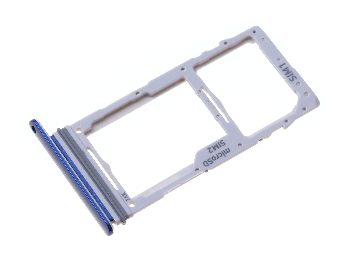 Oryginalna Szufladka karty Dual SIM Samsung SM-G770 Galaxy S10 Lite - niebieska