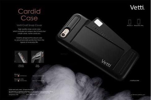 Etui Cardid Case Vetti Samsung Galaxy S6 Edge G925 Black