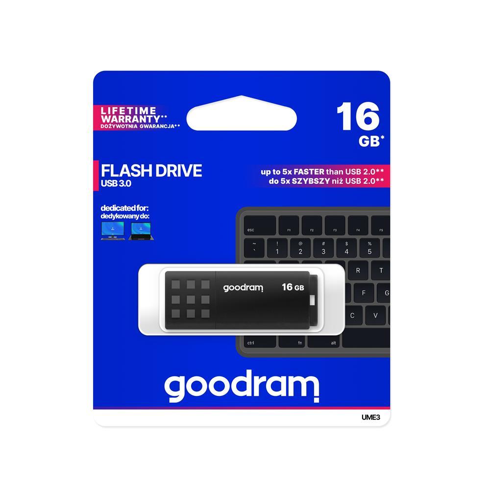 Pendrive Goodram USB UME 3 3.0 16GB czarny