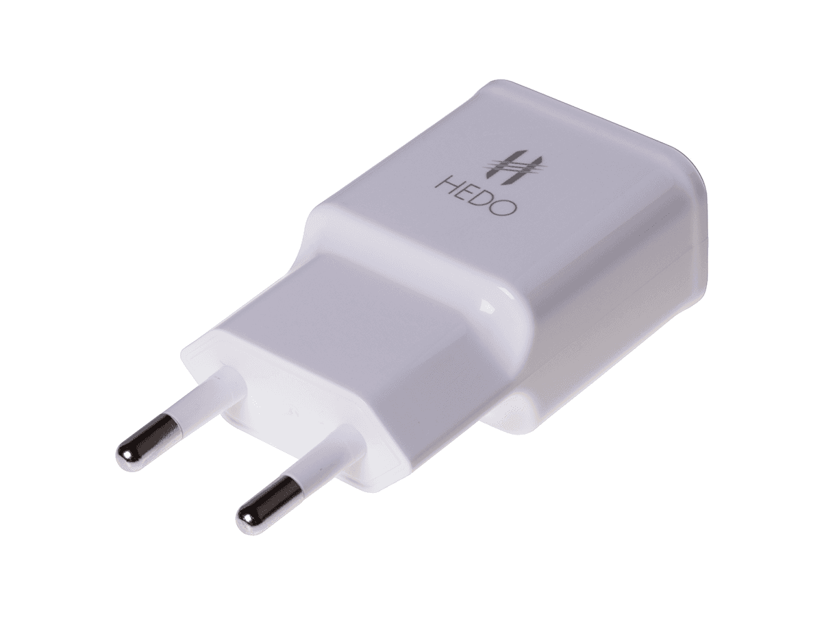 Adapter ładowarka sieciowa USB HEDO Qualcomm Quick Charge 3.0 2A - biała (oryginalna)