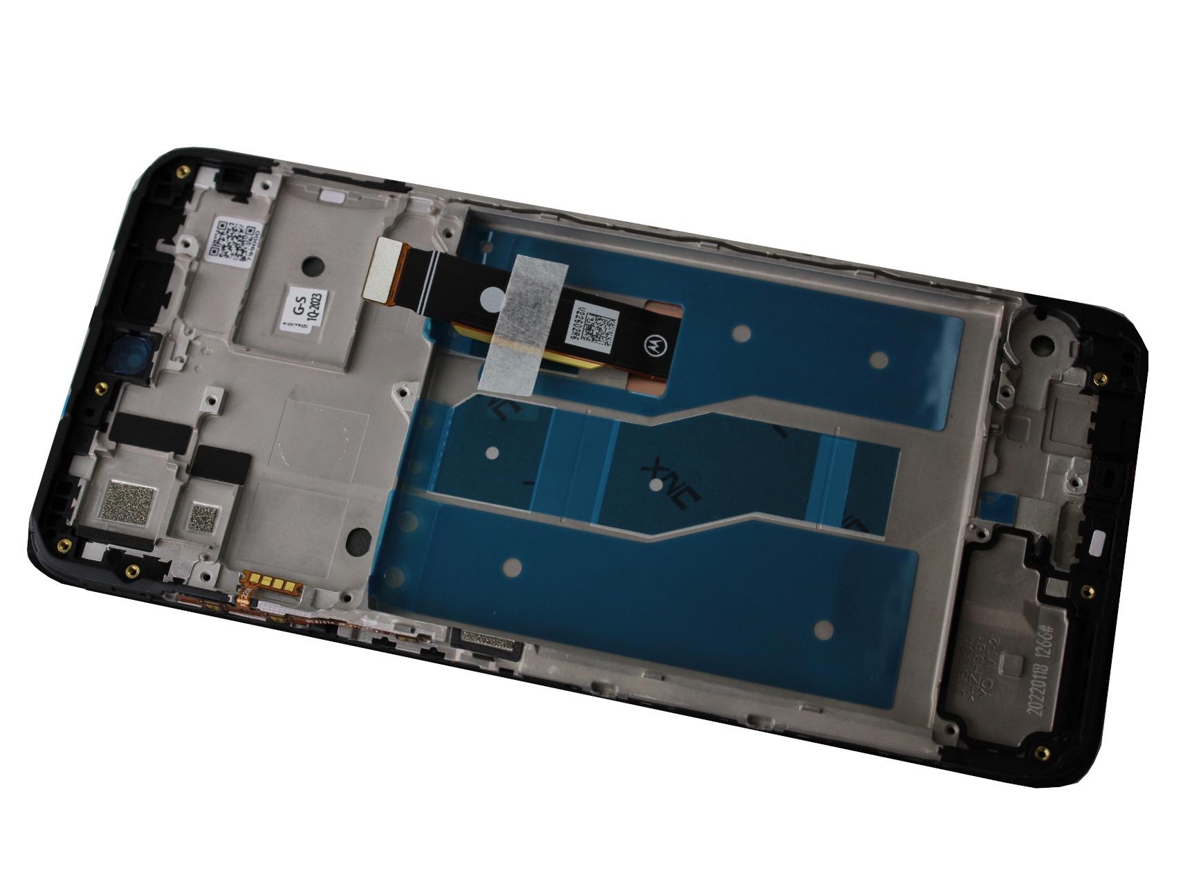 Oryginalny Wyświetlacz LCD + Ekran dotykowy Motorola G52 5G XT2221 - czarny (Wymieniona szyba)