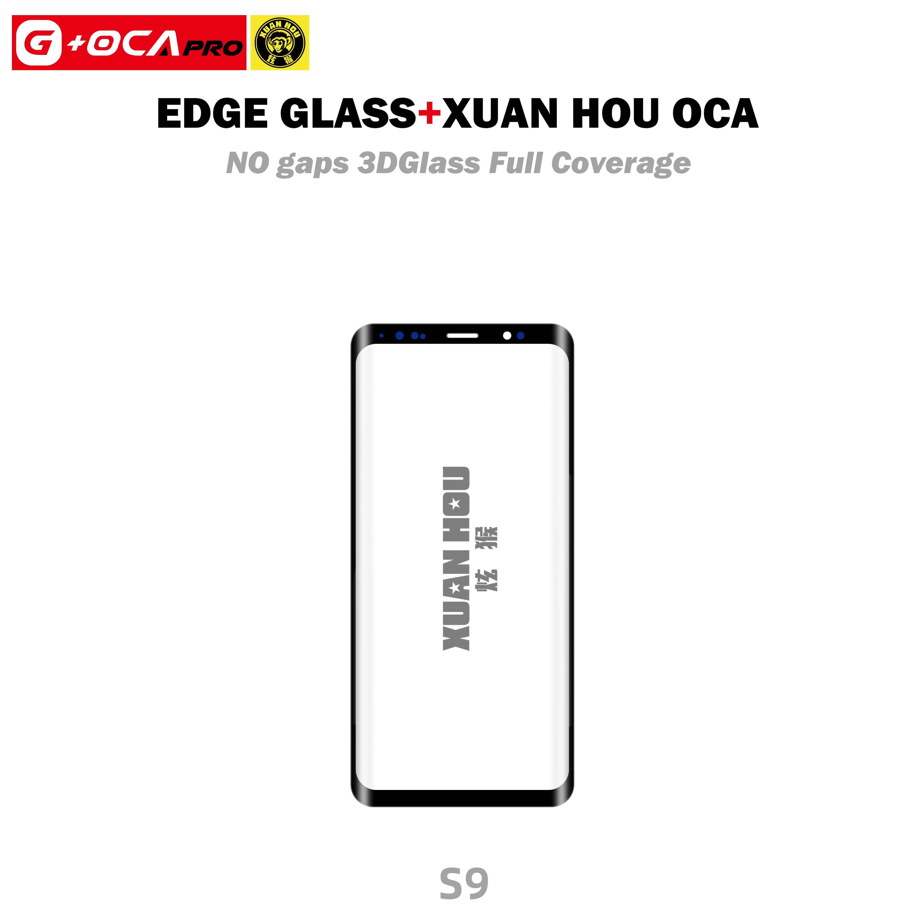 Szybka + Xuanhou OCA (z powłoką oleofobową) Samsung SM-G960 Galaxy S9