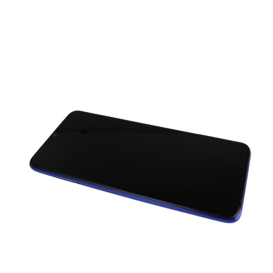 Wyświetlacz LCD + Ekran dotykowy Xiaomi Redmi Note 8 PRO (Dual SIM) niebieski + ramka