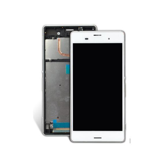 Wyświetlacz LCD + ekran dotykowy Sony Xperia Z3 compact biały (demontaż) oryginalny