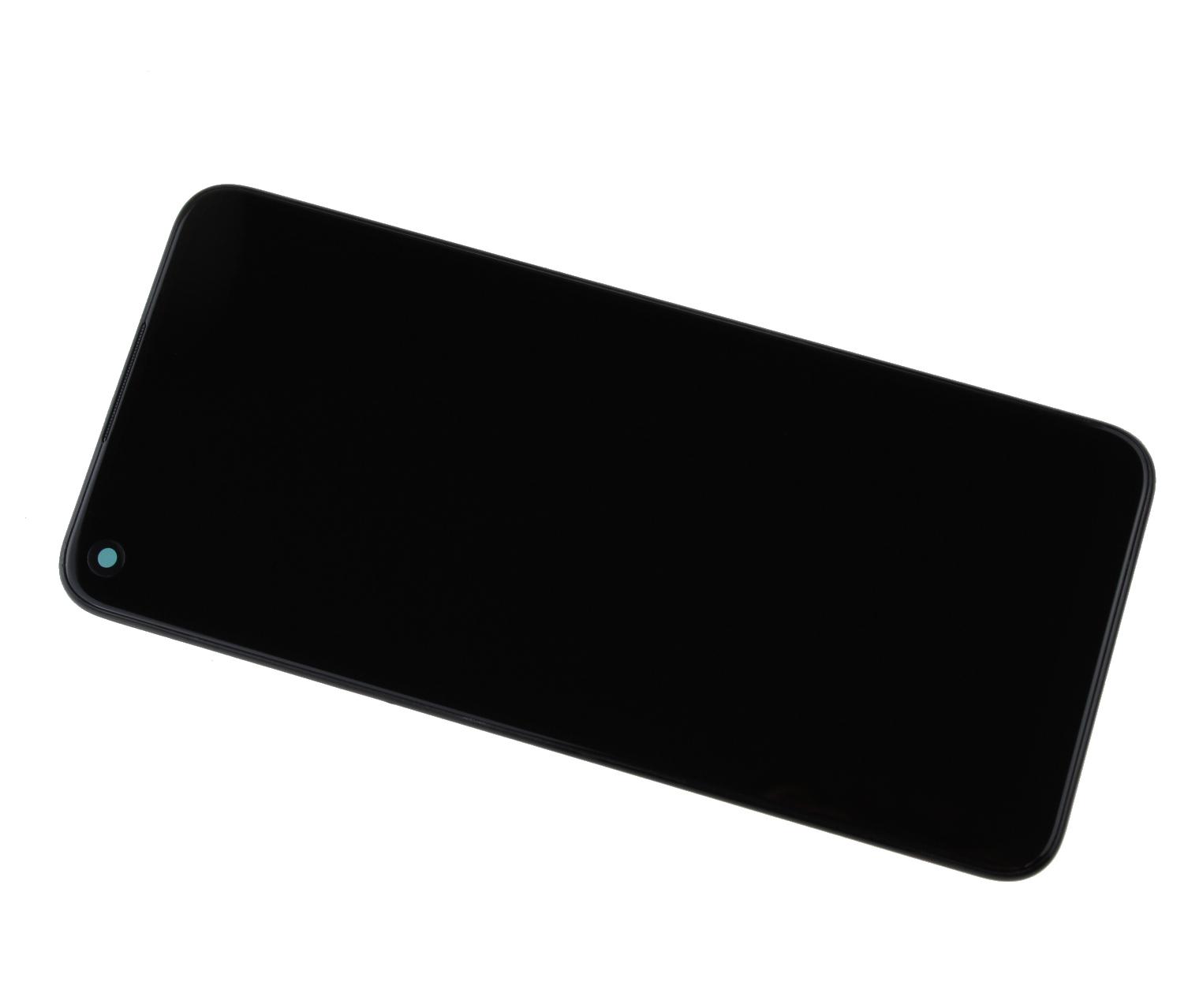 Oryginalny Wyświetlacz LCD + Ekran dotykowy RMX3151 Realme 8i czarny (Wymieniona szyba)