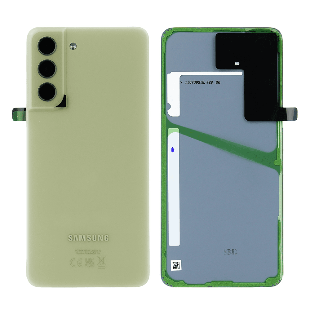 Oryginalna Klapka baterii Samsung SM-G990 Galaxy S21 FE - zielona (demontaż) Grade A