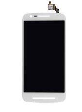 Oryginalny Wyświetlacz LCD + Ekran dotykowy Motorola XT1706 Moto E3 Power - biały (oryginalny)