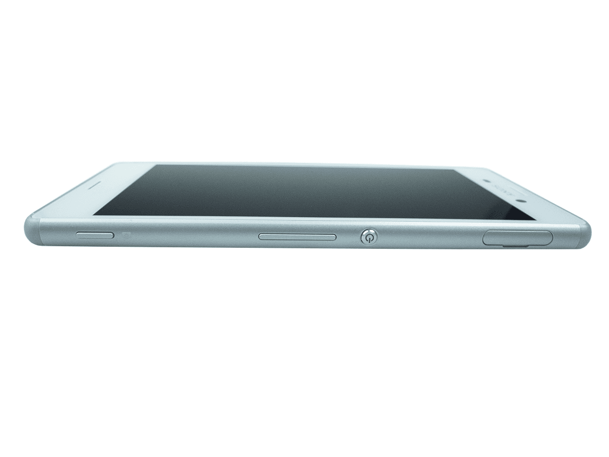 Wyświetlacz LCD + ekran dotykowy Sony Xperia M4 Aqua biały + srebrna ramka (demontaż) oryginalny
