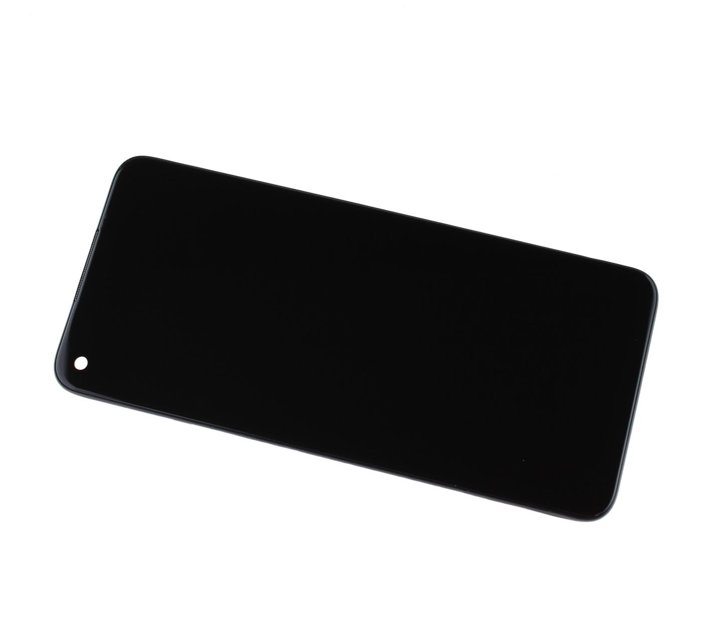 Oryginalny Wyświetlacz LCD + Ekran dotykowy Realme 7 4G Czarny (RMX2155, RMX2163) (Wymieniona Szyba)