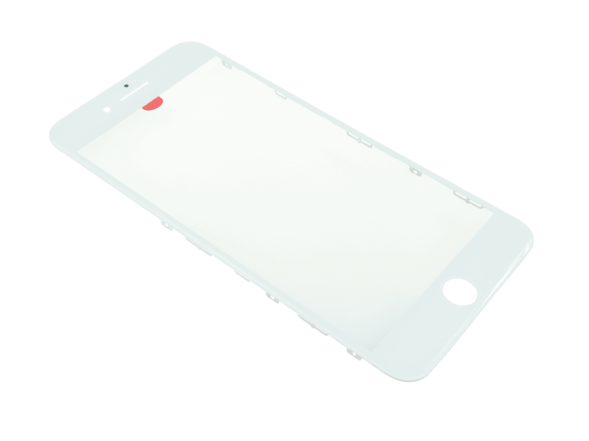 Szybka + ramka + klej OCA iPhone 8 Plus biała