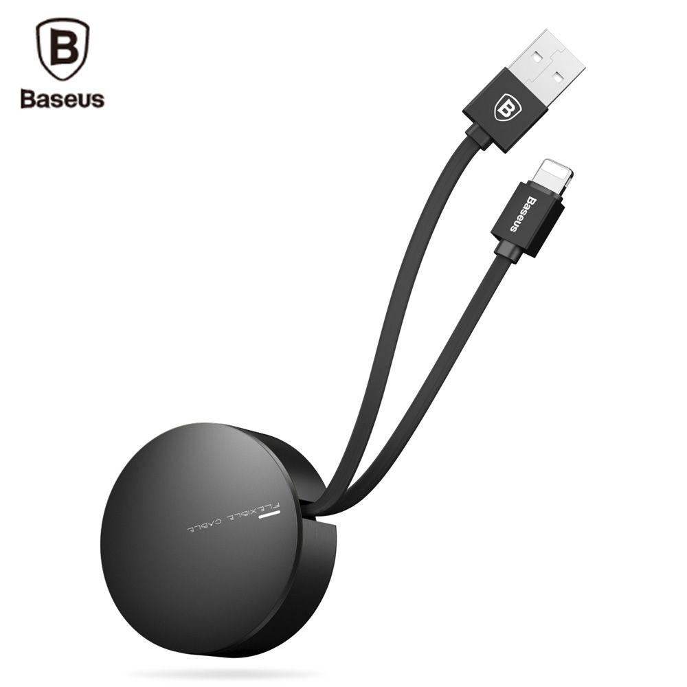 Kabel USB Baseus New Era Telescopic 0,9m iPhone czarny