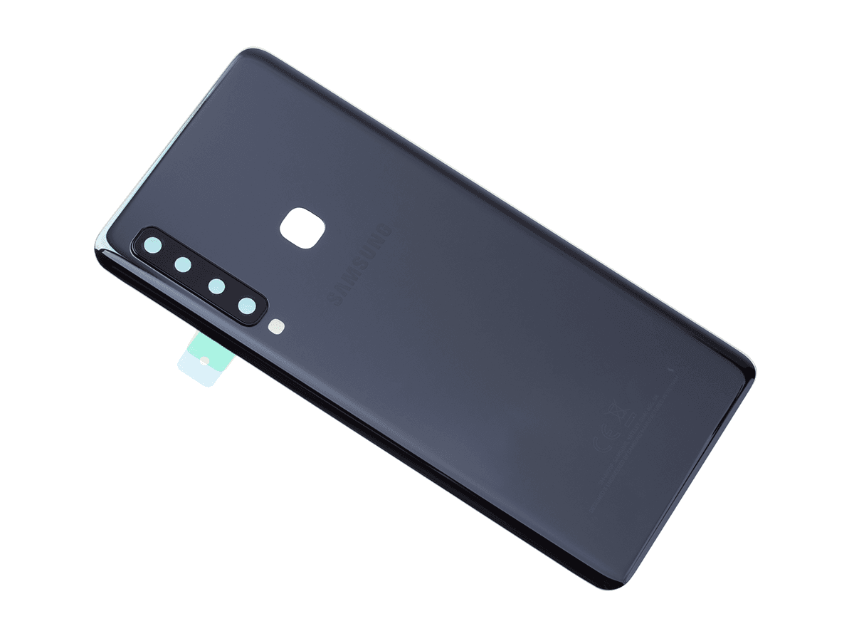 Klapka baterii Samsung SM-A920 Galaxy A9 (2018) czarna + szkiełko aparatu