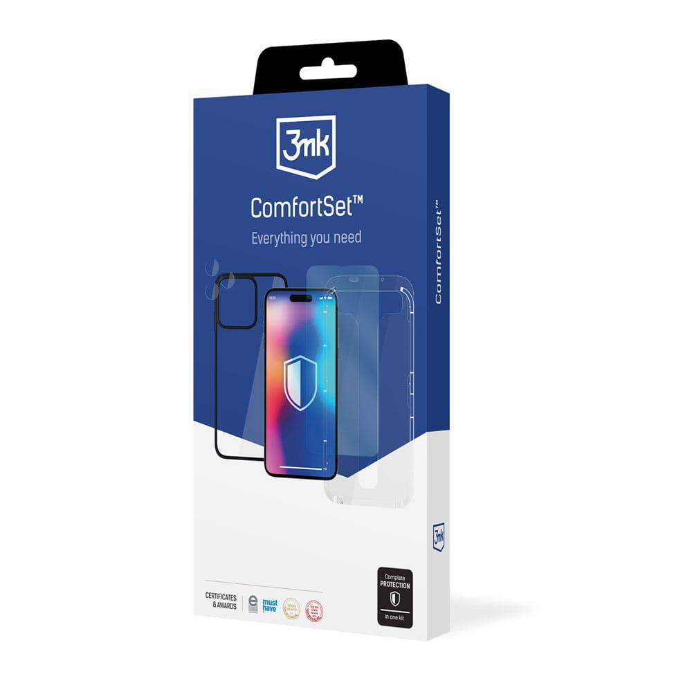 3mk Comfort Set 4 in 1 szkło hartowane + etui + lens + aplikator - iPhone 14 Pro