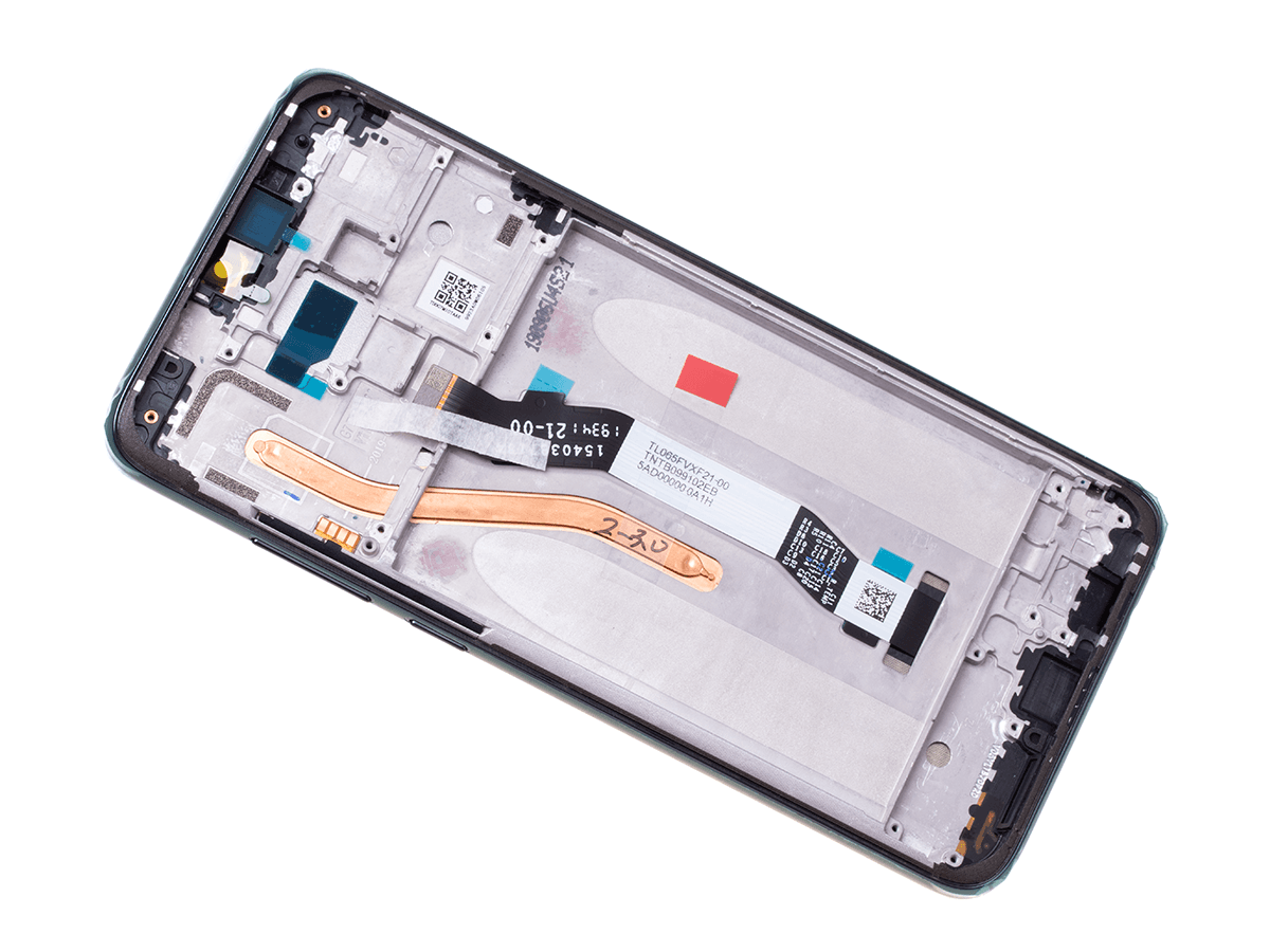 Oryginalny Wyświetlacz LCD + Ekran dotykowy Xiaomi Redmi Note 8 Pro - czarny / tarnish (Wymieniona szyba)