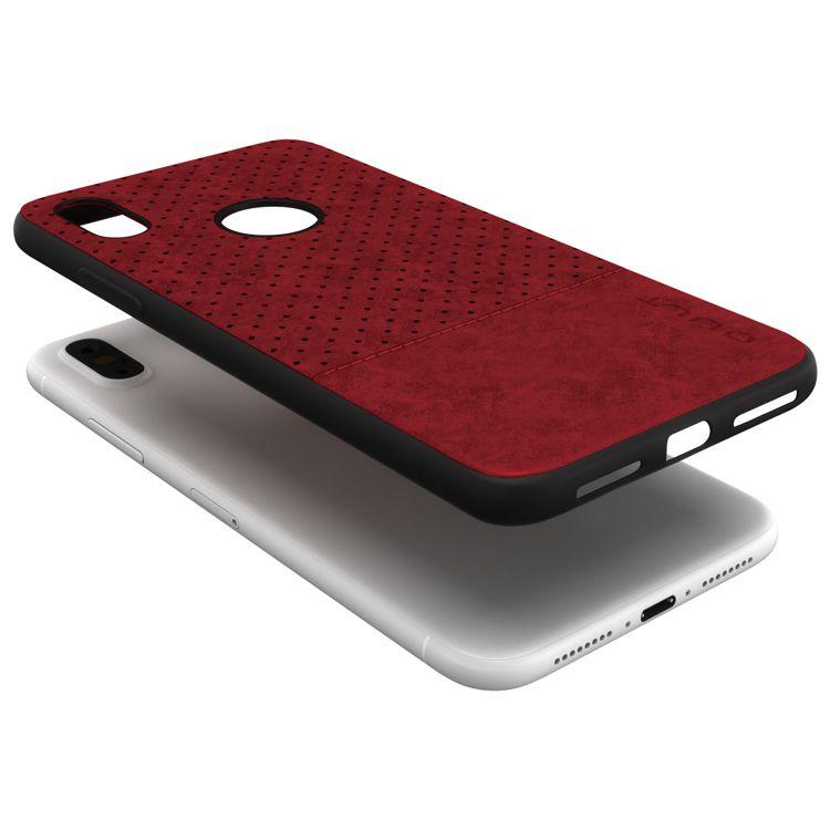 Back Case Qult Drop iPhone X czerwony
