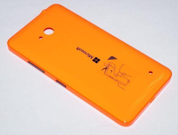 Klapka baterii Microsoft Lumia 640 pomarańczowa