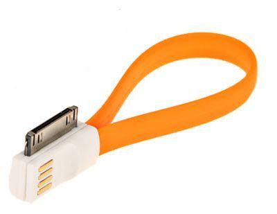 Kabel USB iPhone 4G/4S/4 pomarańczowy