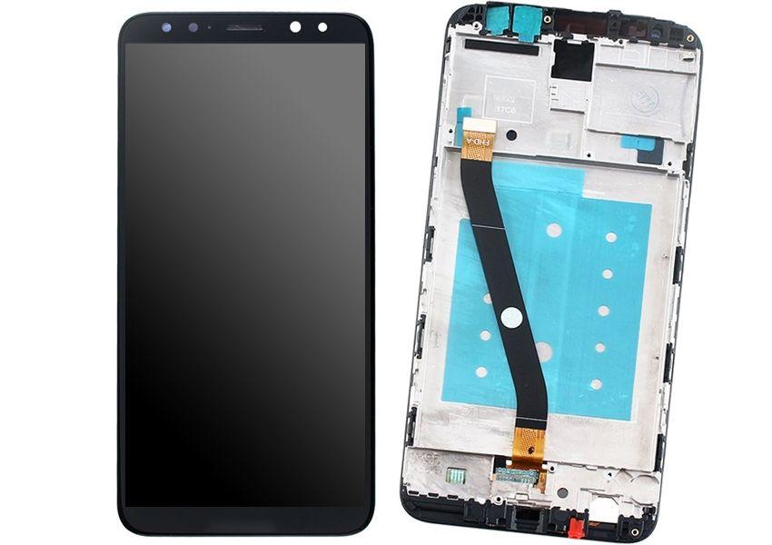 Wyświetlacz LCD + Ekran dotykowy Huawei Mate 10 Lite czarny + ramka