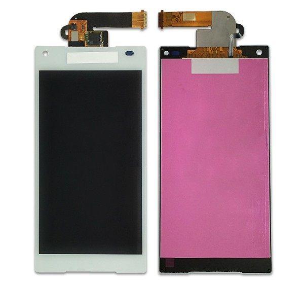 Wyświetlacz LCD + ekran dotykowy Sony Xperia Z5 compact biały (demontaż) oryginalny