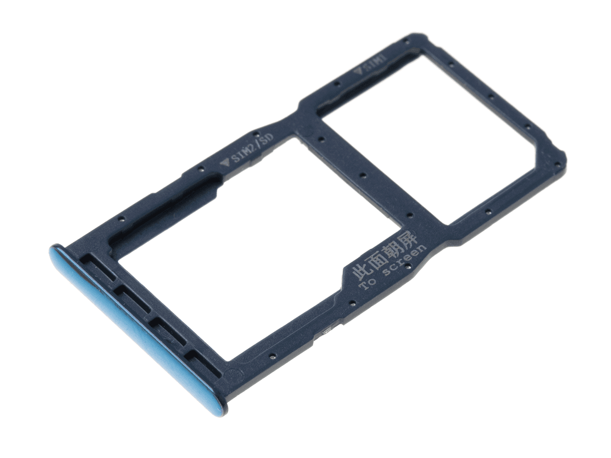 Oryginalna Szufladka karty SIM i SD Huawei P30 Lite - niebieska