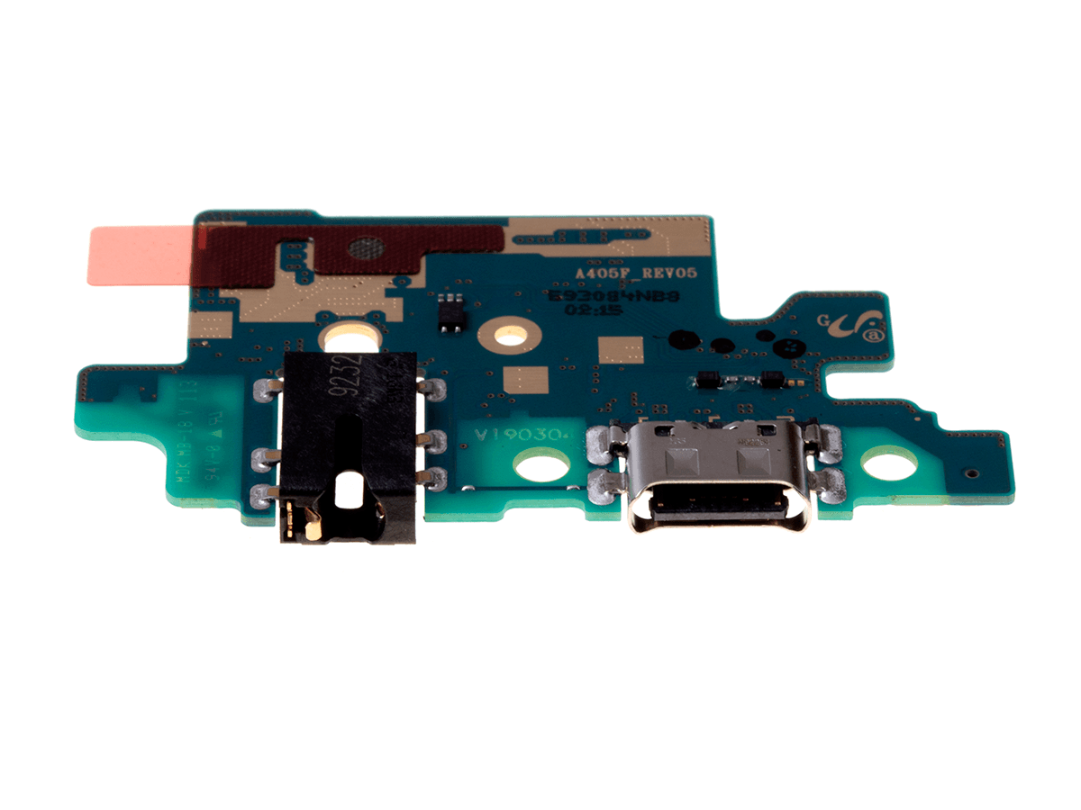 Original flex + charger connector Board with USB and audio connector and microphone Samsung SM-A405 Galaxy A40