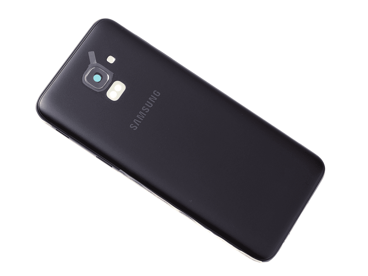 Klapka baterii Samsung SM-J600 Galaxy J6 2018 - czarna (Tworzywo sztuczne)