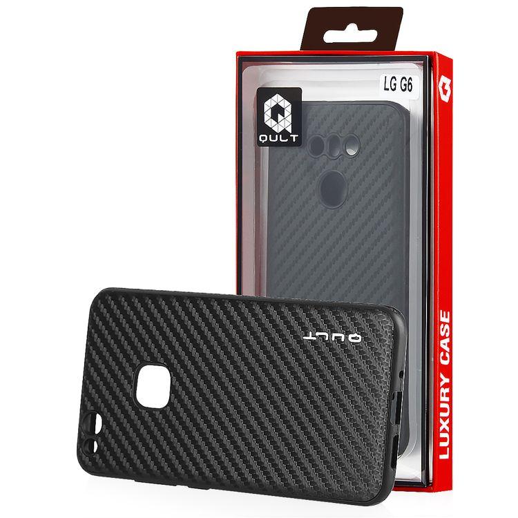 Back Case Qult Carbon LG G6 czarny