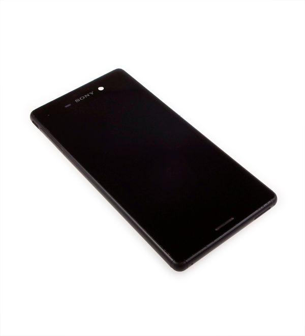 Wyświetlacz LCD + ekran dotykowy Sony Xperia M4 Aqua czarny (demontaż) oryginalny