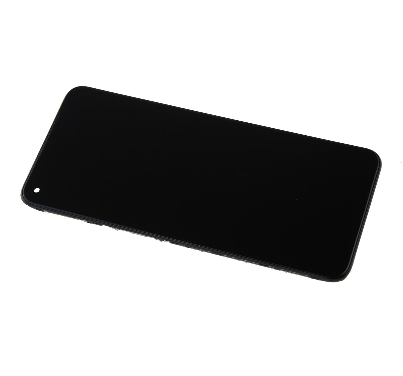 Oryginalny Wyświetlacz LCD + Ekran dotykowy Oppo A96 4G - czarny (Wymieniona szyba)