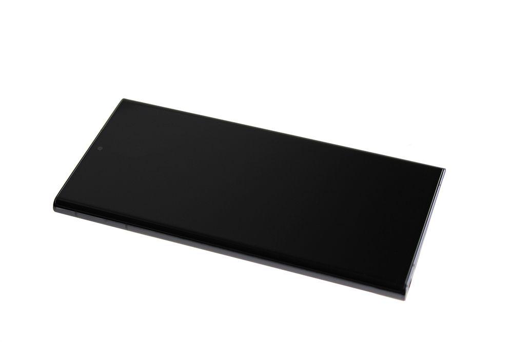 Oryginalny Wyświetlacz LCD + Ekran dotykowy Samsung S22 Ultra SM-S908B - czarny
