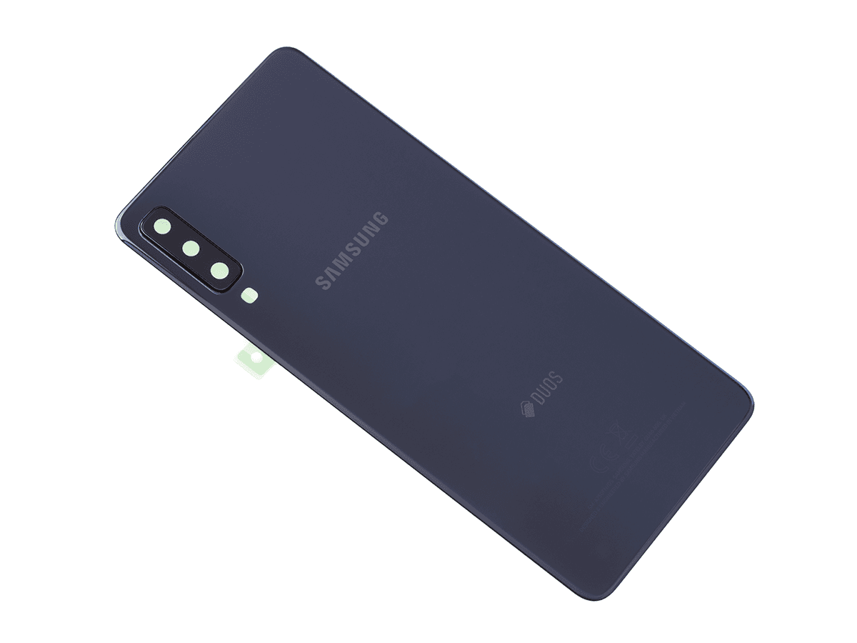 Oryginalna Klapka baterii Samsung SM-A750 Galaxy A7 (2018) Dual SIM - czarna