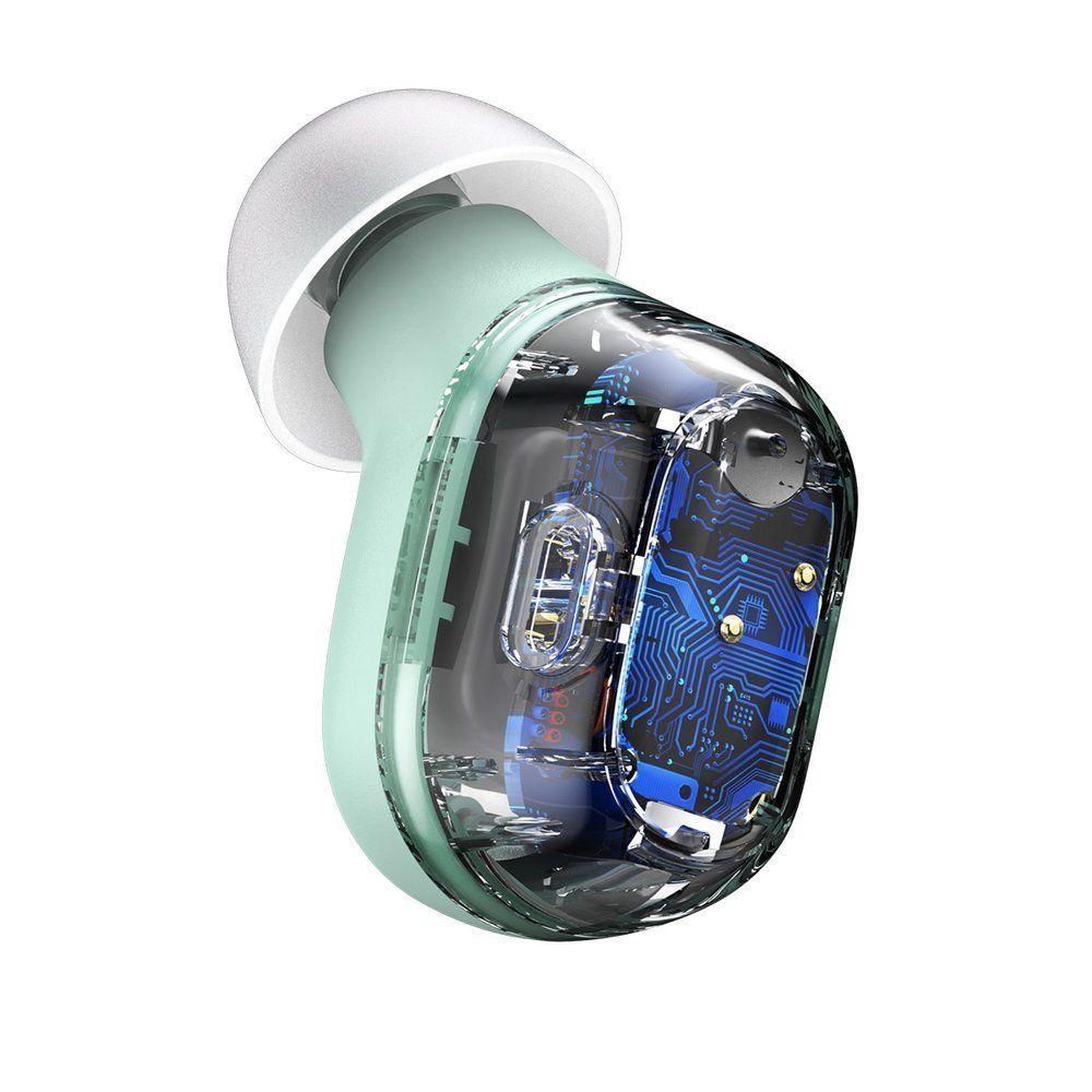 Baseus Encok WM01 TWS Wireless In-ear Bluetooth 5.0 Earphones Green (NGTW240006)