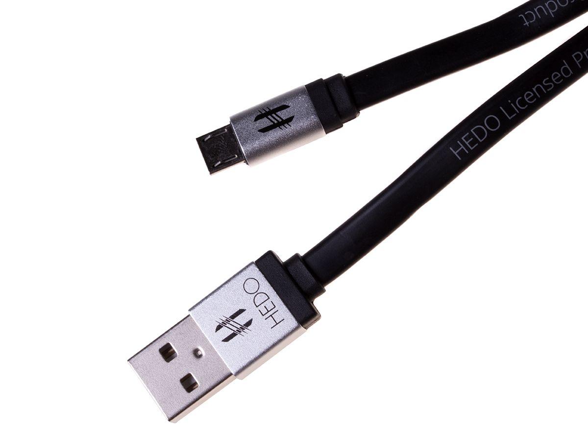 KABEL MICRO-USB HEDO UNIWERSALNY - CZARNY Fast charge (ORYGINALNY)