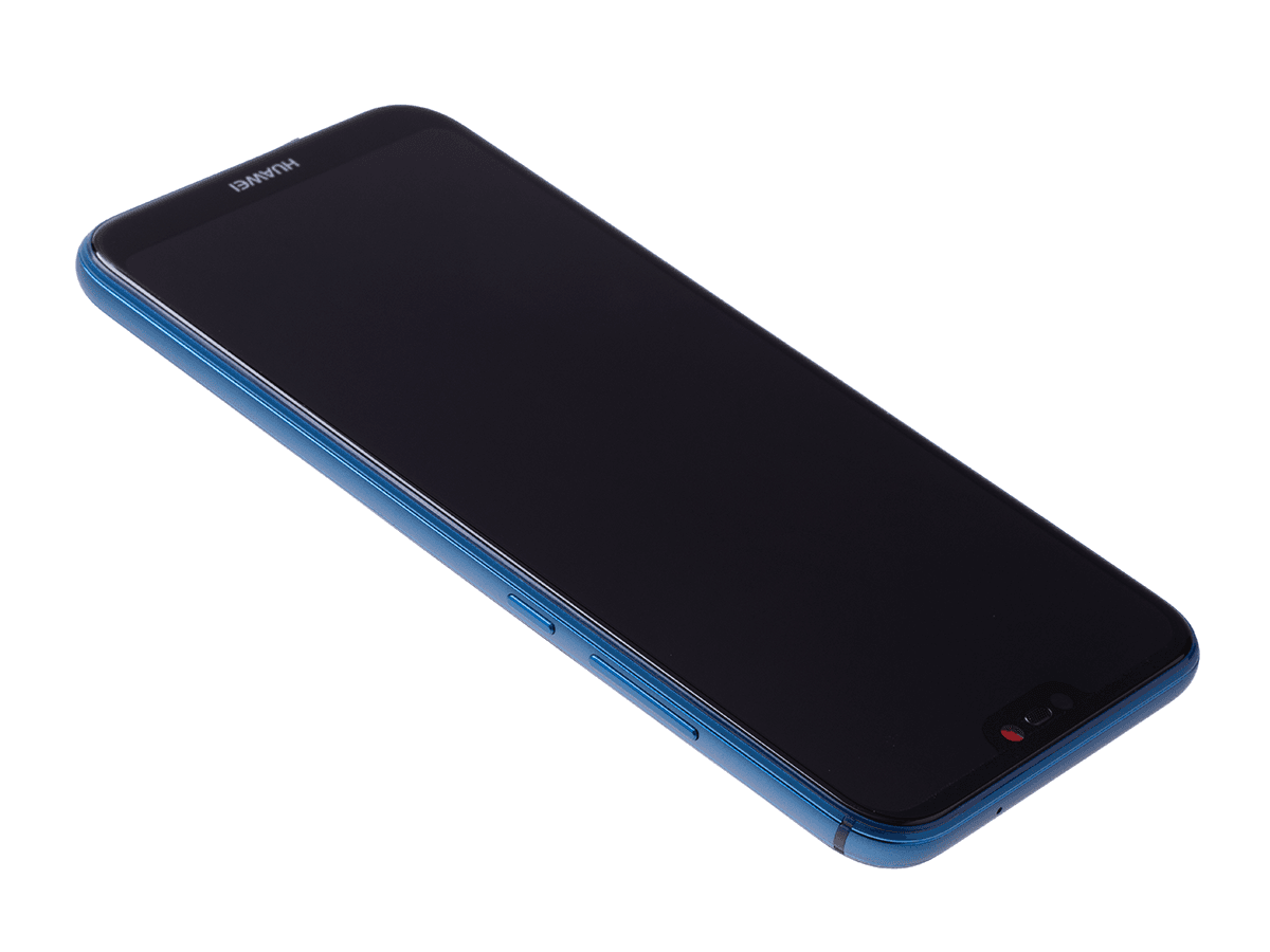 Oryginalny Wyświetlacz LCD + Ekran dotykowy Huawei P20 Lite - niebieski