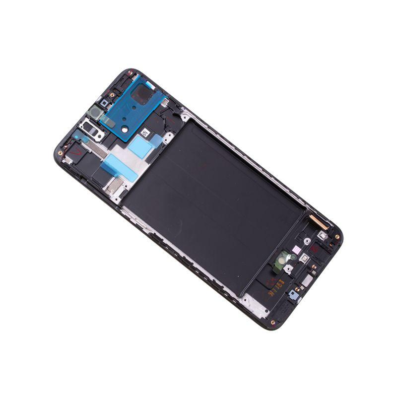 Oryginalny LCD + Ekran dotykowy Samsung A70 SM-A705 demontaż czarny