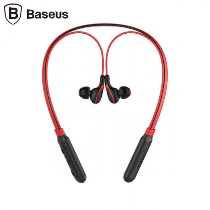 Słuchawki Baseus & Encok Bluetooth Earphone E16 czerwono-czarne