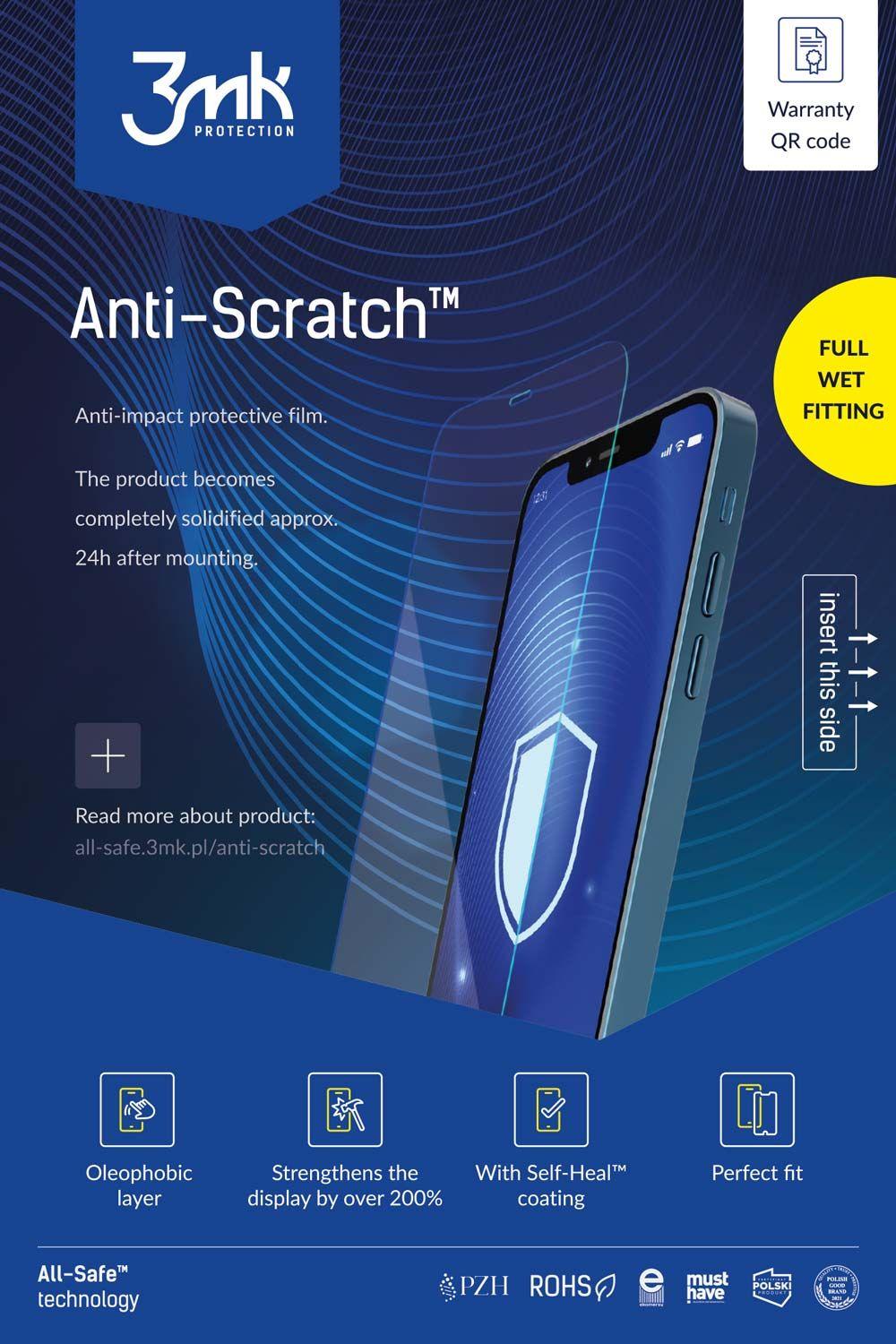 Folia ochronna 3mk all-safe AIO - Anti-Scratch Phone Full Wet - 5 sztuk (kompatybilne tylko z nowym ploterem)