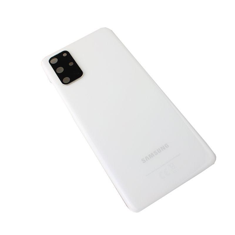 Oryginalna Klapka baterii Samsung SM-G985 Galaxy S20 Plus/ SM-G986 Galaxy S20 Plus 5G- biała (Demontaż) Grade A