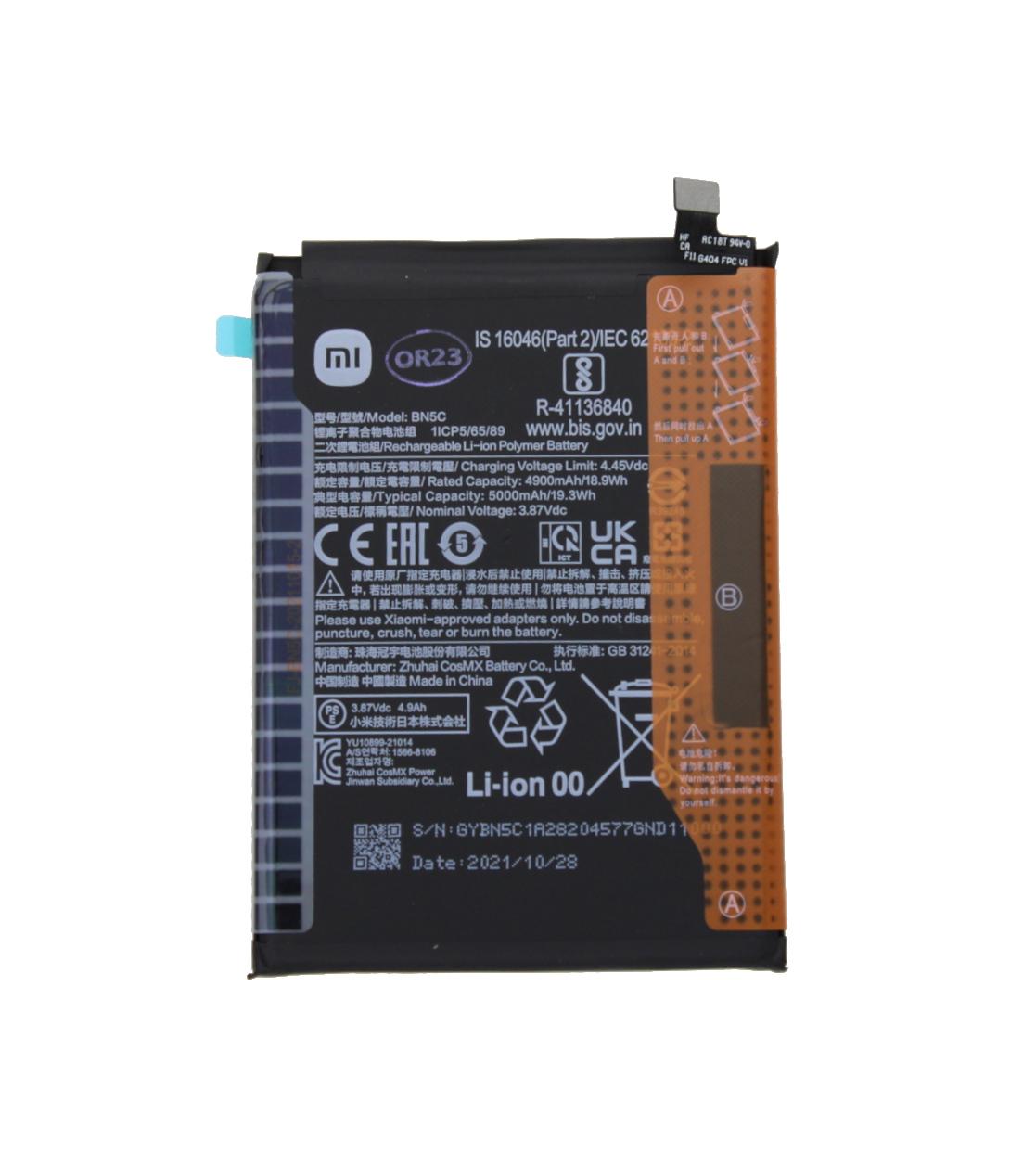 Oryginalna Bateria BN5C Xiaomi Poco M4 Pro 5G / Redmi Note 11s 5G 5000 mAh